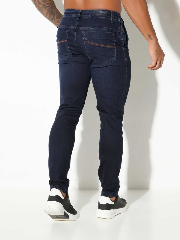 CALÇA JEANS SLIM MASCULINA