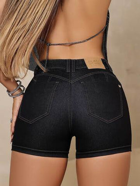 SHORT JEANS CINTURA SUPER ALTA MODELADOR