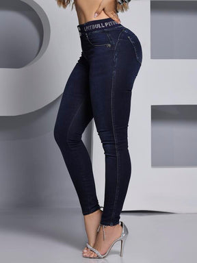 CALÇA FEMININA SKINNY EMPINA BUMBUM COM CINTURA ALTA EXCLUSIVA