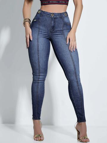 CALÇA FEMININA HOT PANTS PIT BULL JEANS QUE MODELAM AS CURVAS