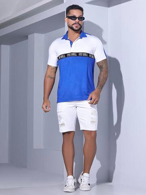 POLO MASCULINA PIT BULL JEANS MODERNA E CONFORTÁVEL