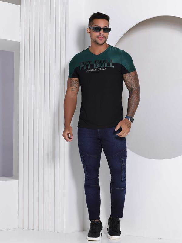 CALÇA MASCULINA CARGO PIT BULL JEANS SLIM FIT ESTILOSO E MODERNO