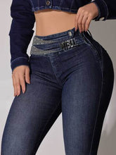 CALÇA JEANS FEMININA SKINNY SUPER MODELADORA